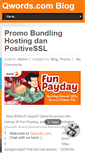 Mobile Screenshot of blog.qwords.com